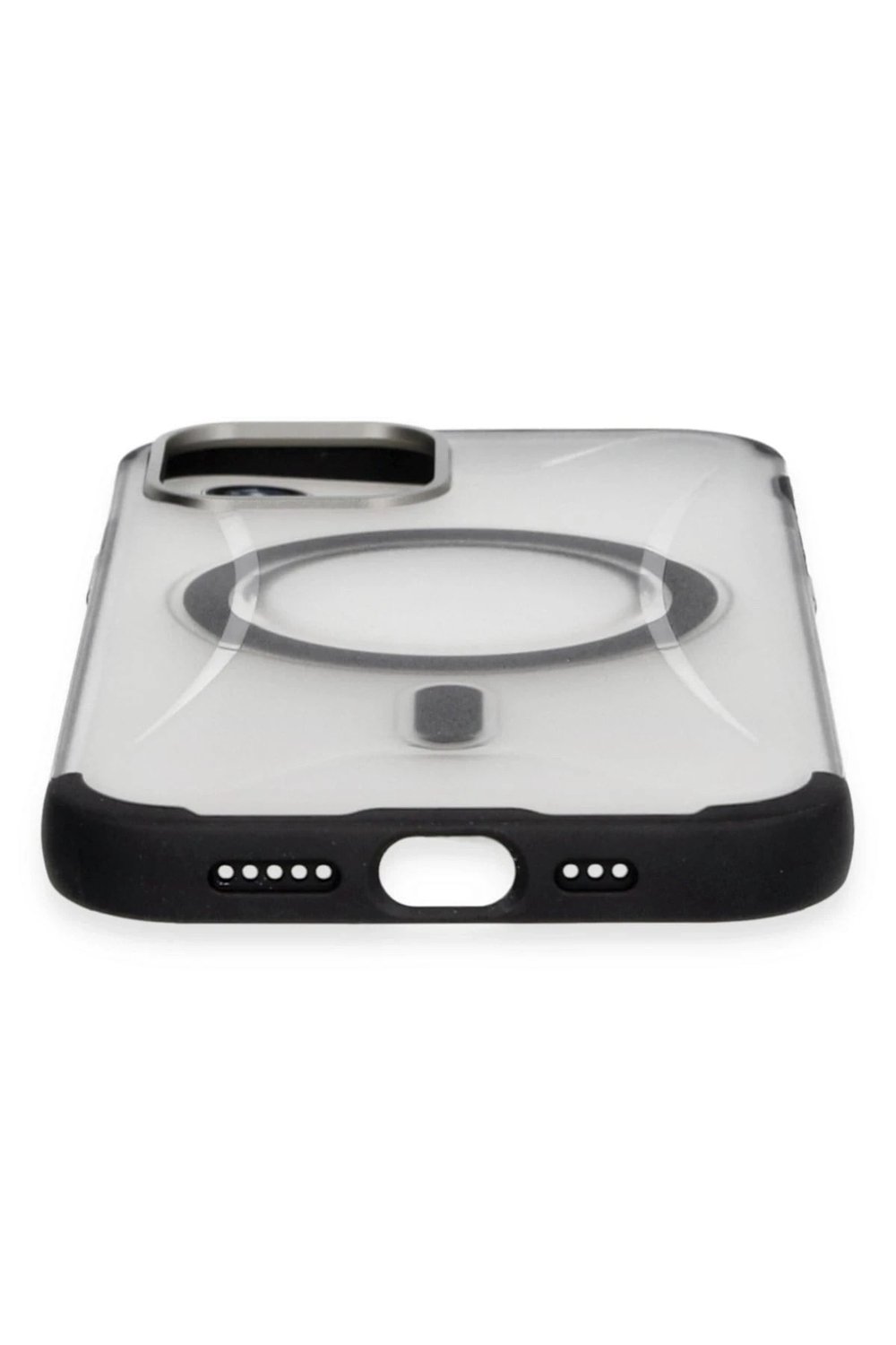 Mey İthalat®  iPhone 12 Hilton Magsafe Kapak - Siyah