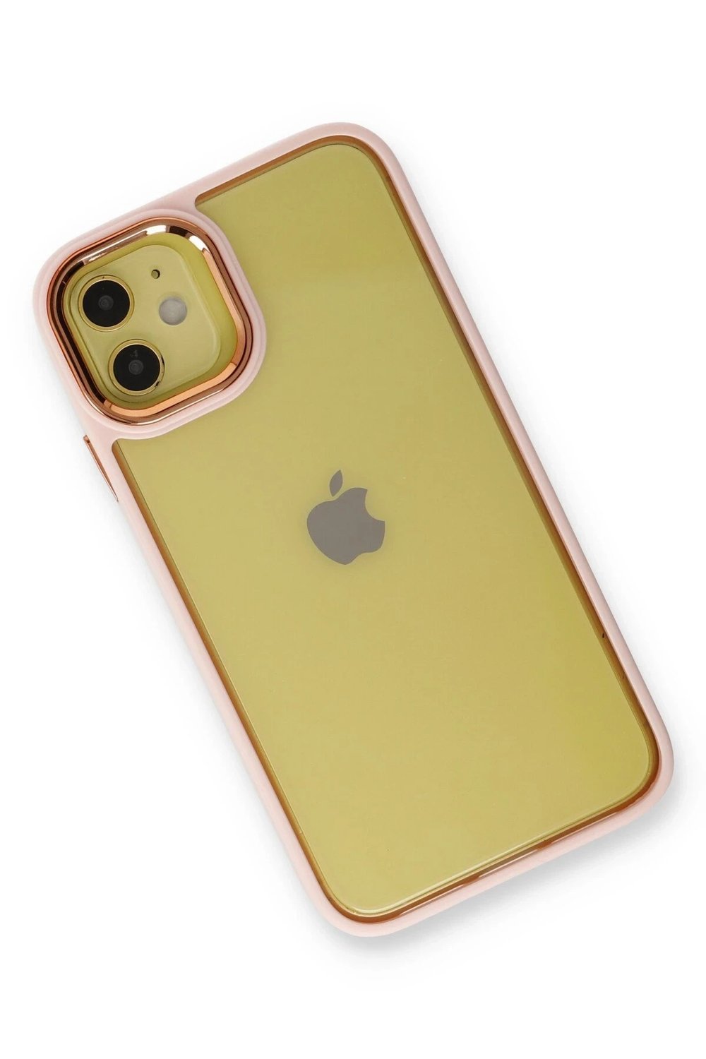 Mey İthalat®  iPhone 12 Kılıf Dora Kapak - Pudra
