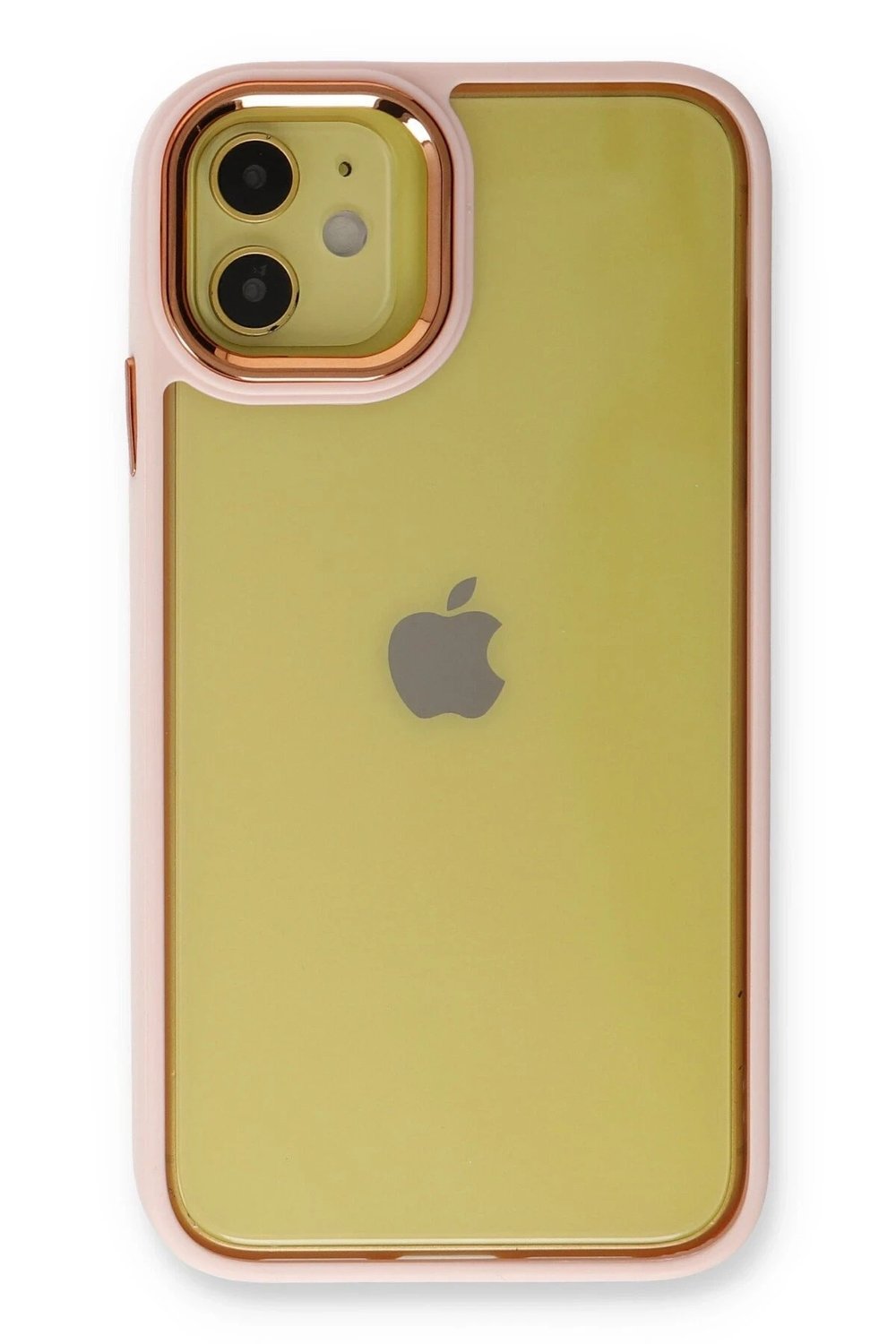 Mey İthalat®  iPhone 12 Kılıf Dora Kapak - Pudra