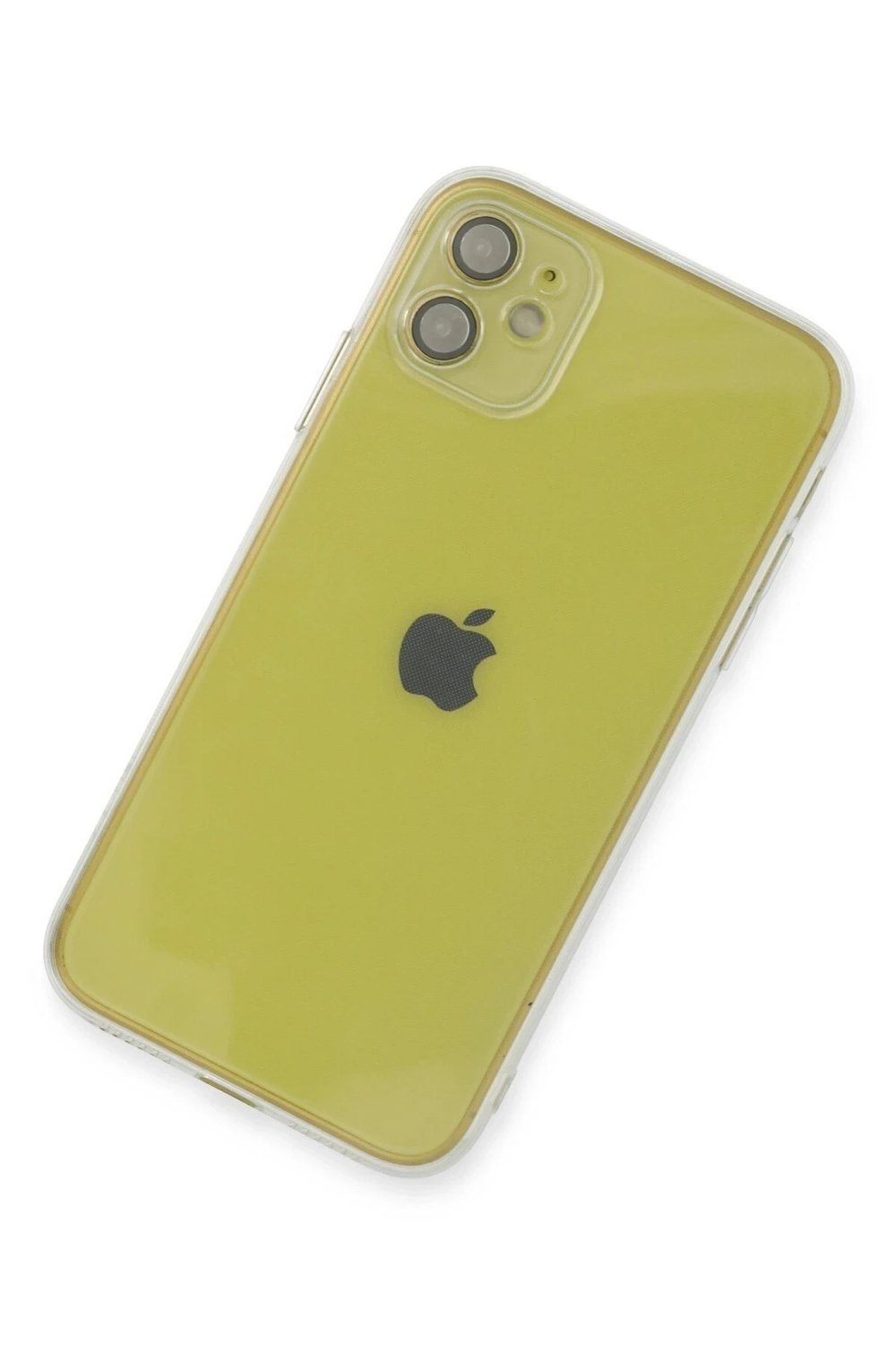 Mey İthalat®  iPhone 12 Kılıf Fly Lens Silikon - Şeffaf
