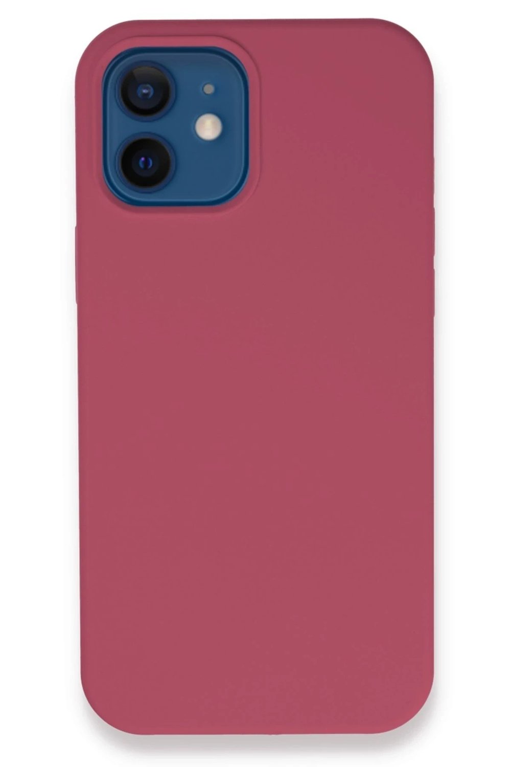 Mey İthalat®  iPhone 12 Kılıf Lansman Legant Silikon - Fuşya