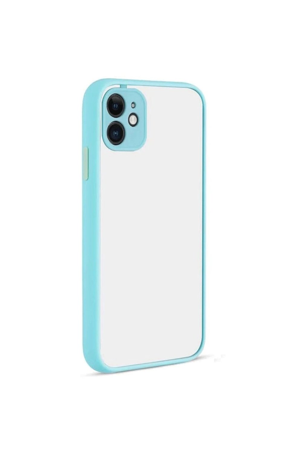Mey İthalat®  iPhone 12 Kılıf Montreal Silikon Kapak - Turkuaz