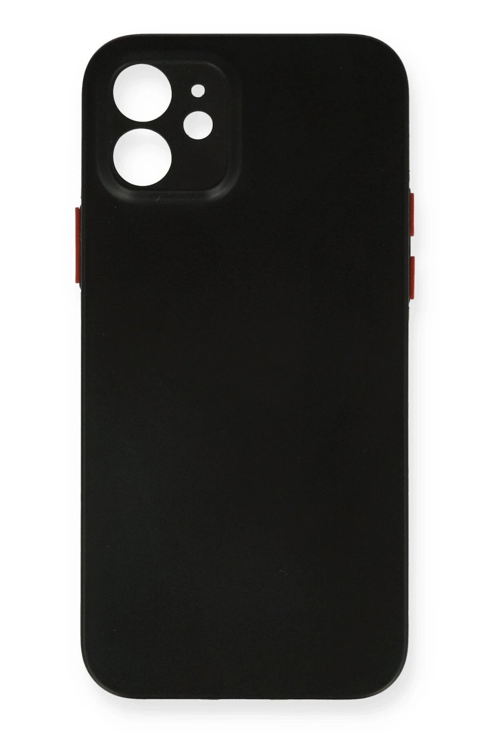 Mey İthalat®  iPhone 12 Kılıf PP Ultra İnce Kapak - Siyah