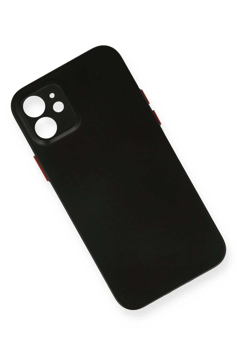 Mey İthalat®  iPhone 12 Kılıf PP Ultra İnce Kapak - Siyah