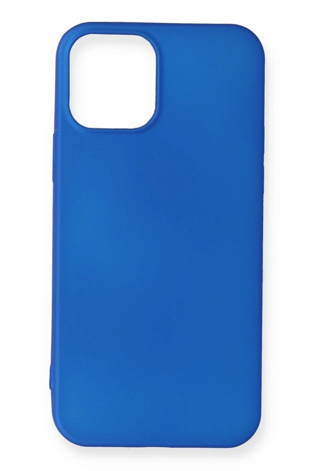 Mey İthalat®  iPhone 12 Mini Kılıf First Silikon - Mavi