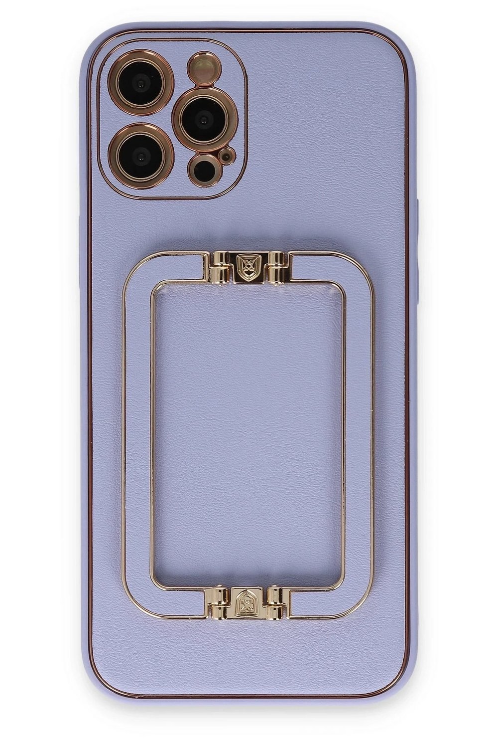 Mey İthalat®  iPhone 12 Pro Kılıf Coco Elit Kapak - Lila