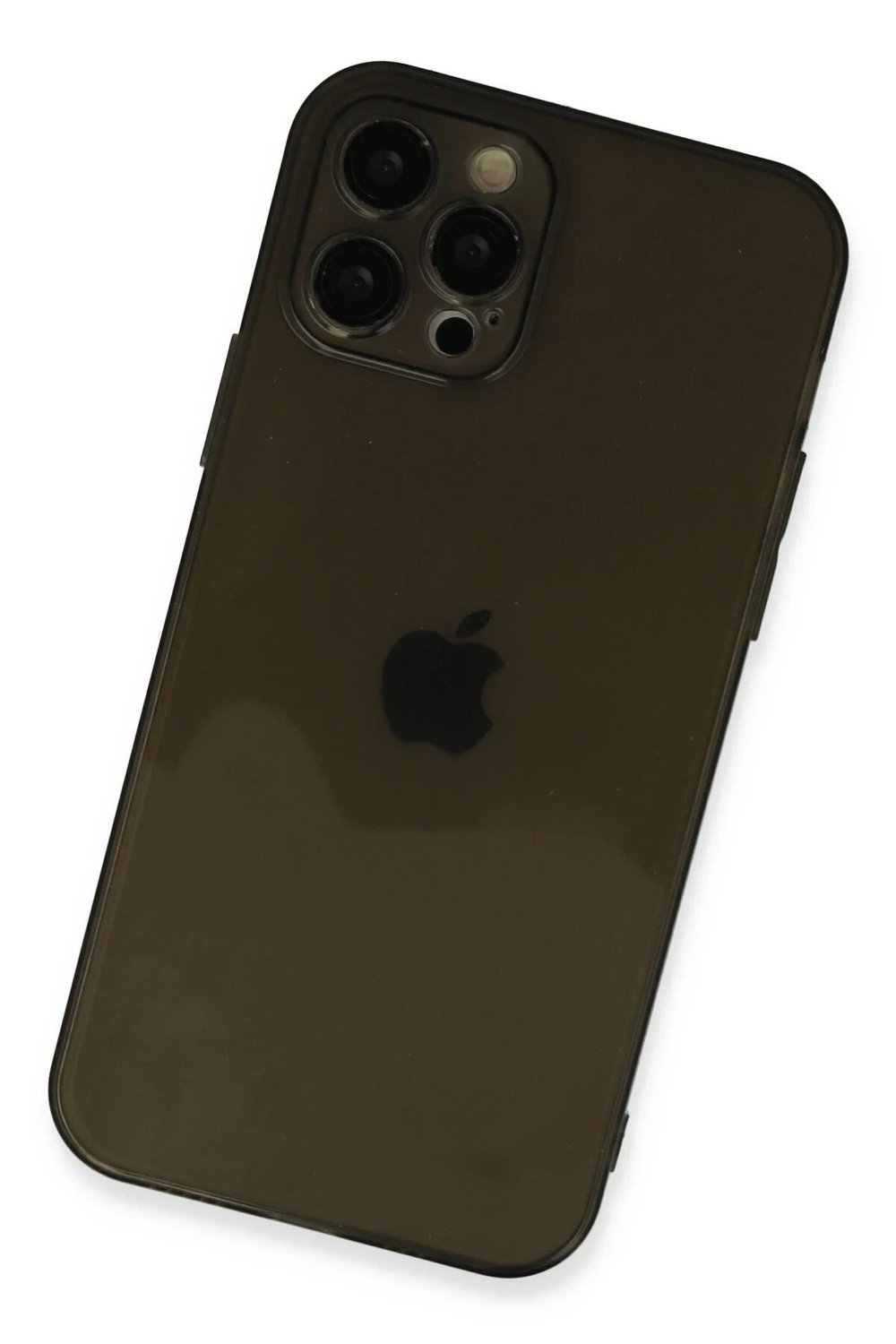 Mey İthalat®  iPhone 12 Pro Kılıf Fly Lens Silikon - Siyah