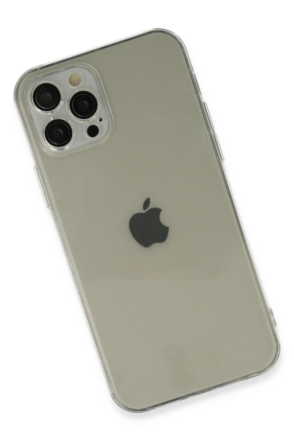 Mey İthalat®  iPhone 12 Pro Kılıf Fly Lens Silikon - Şeffaf