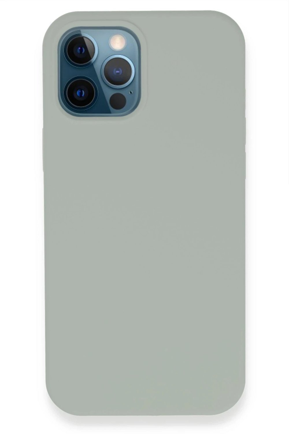 Mey İthalat®  iPhone 12 Pro Kılıf Lansman Legant Silikon - Açık Gri