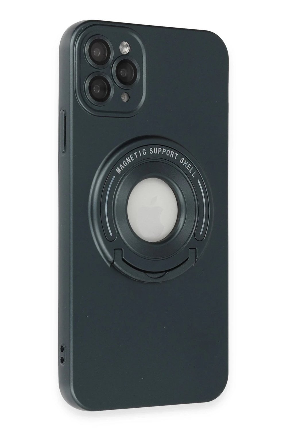 Mey İthalat®  iPhone 12 Pro Kılıf Lukka Magneticsafe Kapak - Koyu Yeşil