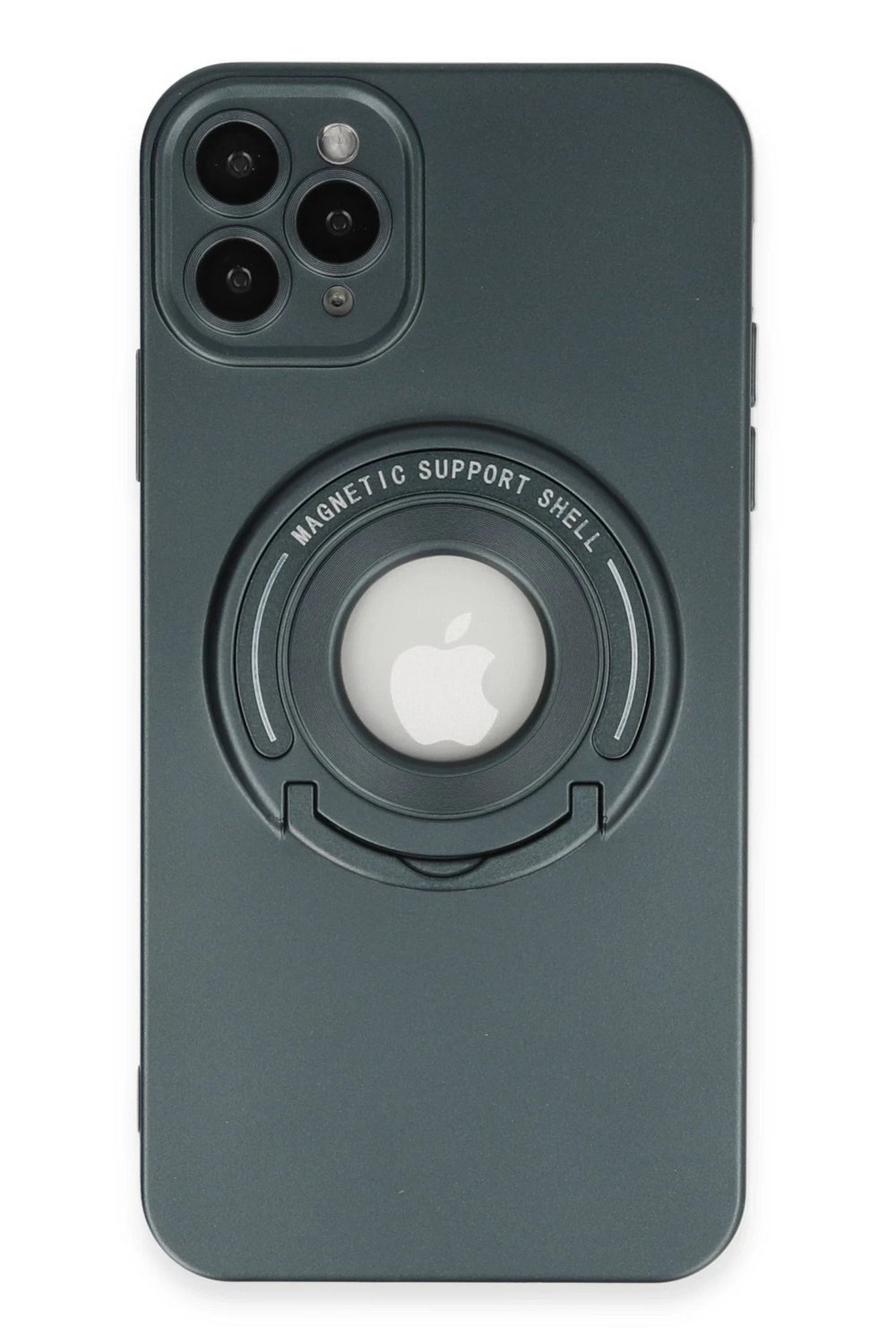 Mey İthalat®  iPhone 12 Pro Kılıf Lukka Magneticsafe Kapak - Koyu Yeşil