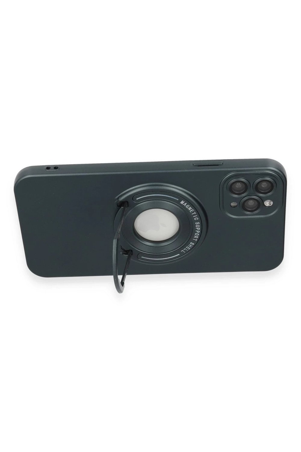 Mey İthalat®  iPhone 12 Pro Kılıf Lukka Magneticsafe Kapak - Koyu Yeşil