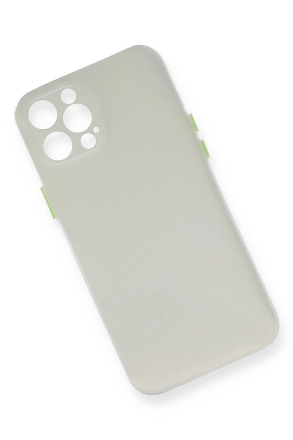Mey İthalat®  iPhone 12 Pro Kılıf PP Ultra İnce Kapak - Beyaz