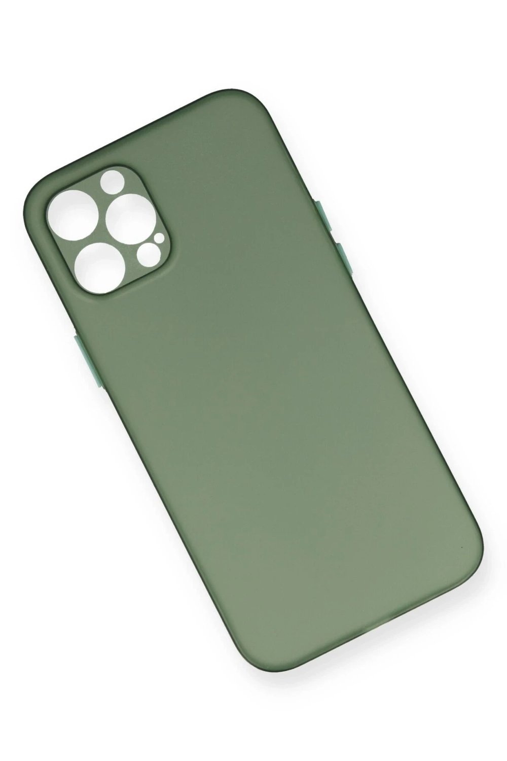 Mey İthalat®  iPhone 12 Pro Kılıf PP Ultra İnce Kapak - Yeşil