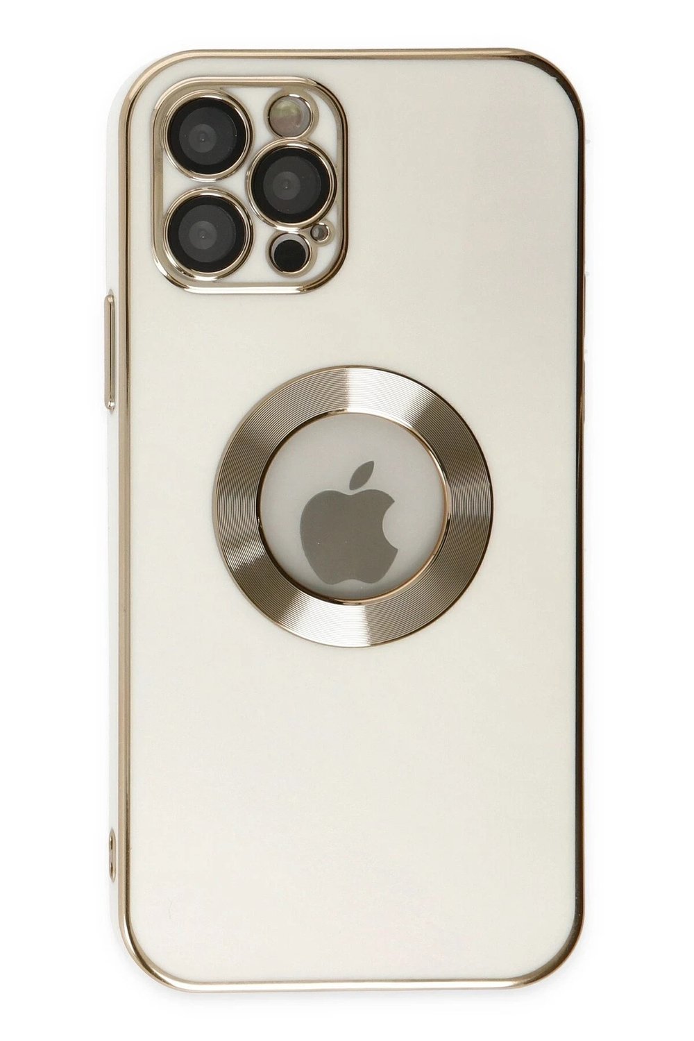 Mey İthalat®  iPhone 12 Pro Kılıf Store Silikon - Beyaz