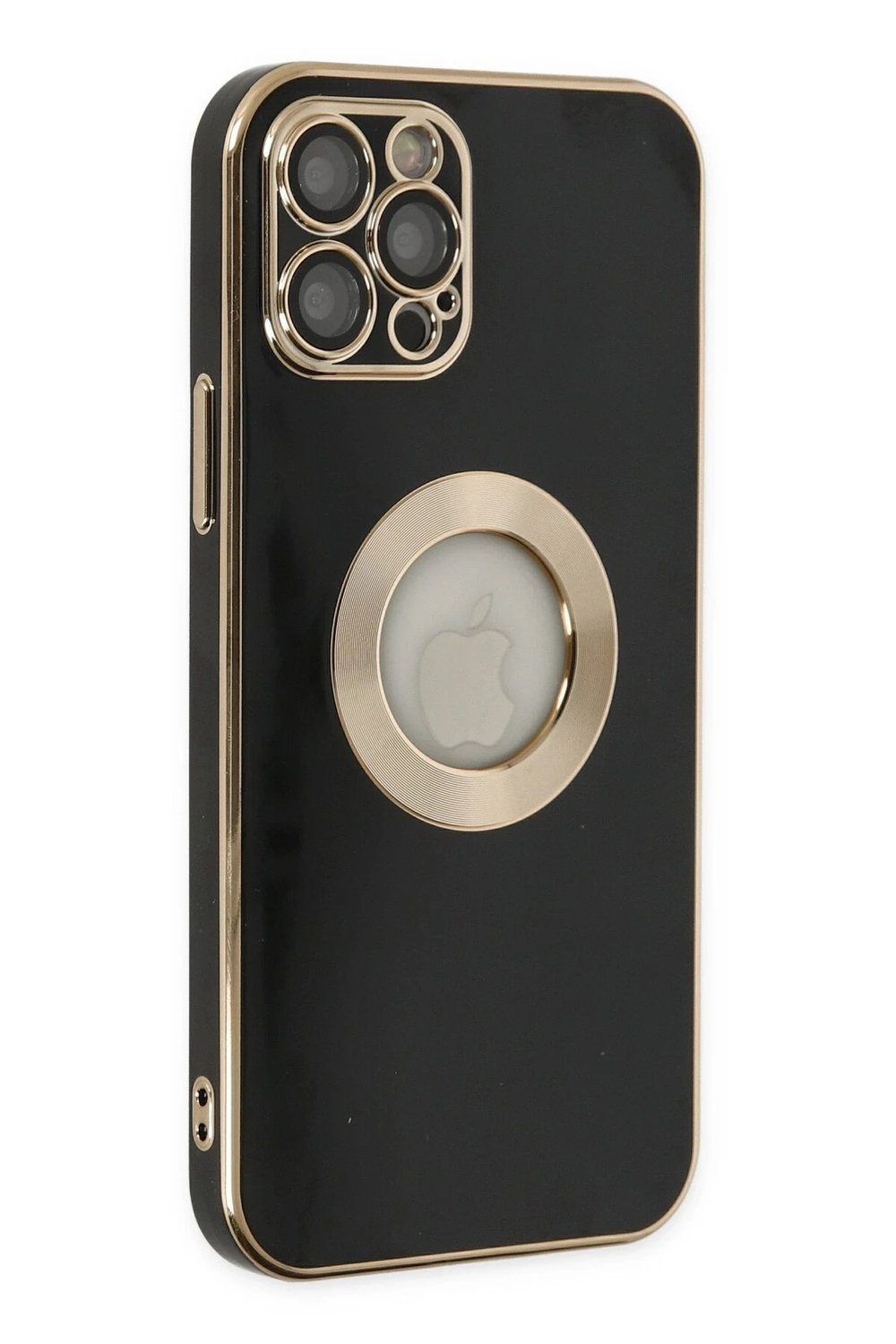 Mey İthalat®  iPhone 12 Pro Kılıf Store Silikon - Siyah