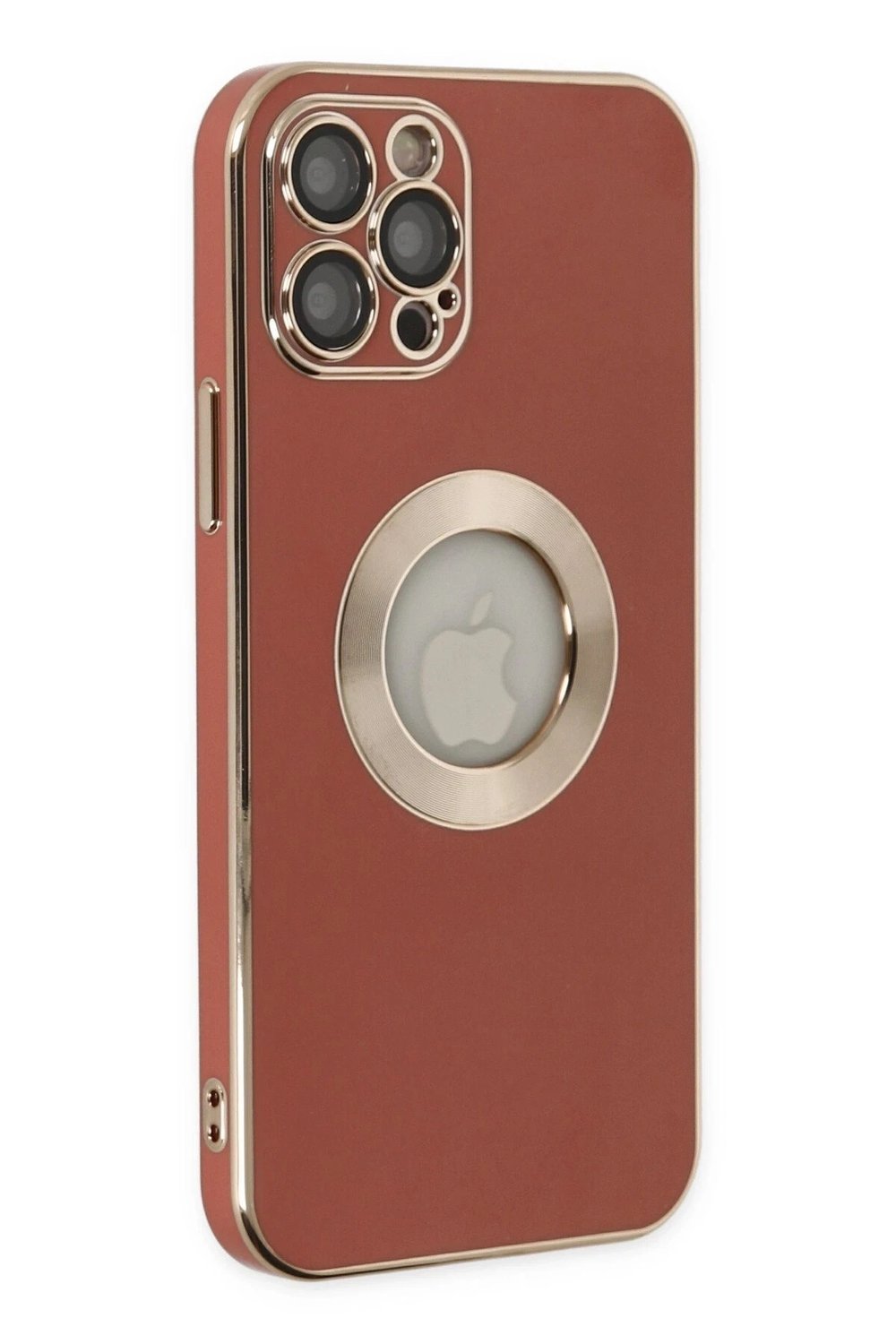 Mey İthalat®  iPhone 12 Pro Kılıf Store Silikon - Kırmızı