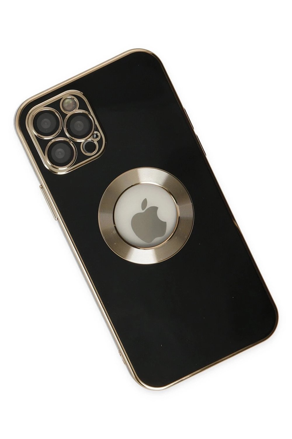 Mey İthalat®  iPhone 12 Pro Kılıf Store Silikon - Siyah