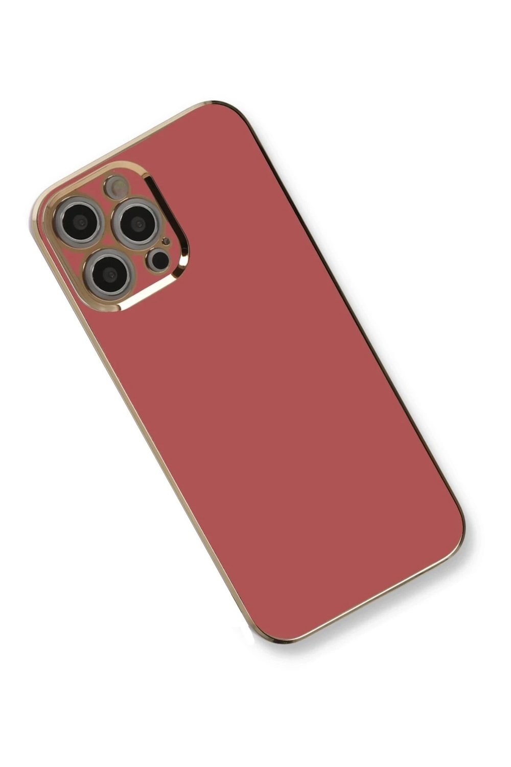 Mey İthalat®  iPhone 12 Pro Kılıf Volet Silikon - Kırmızı