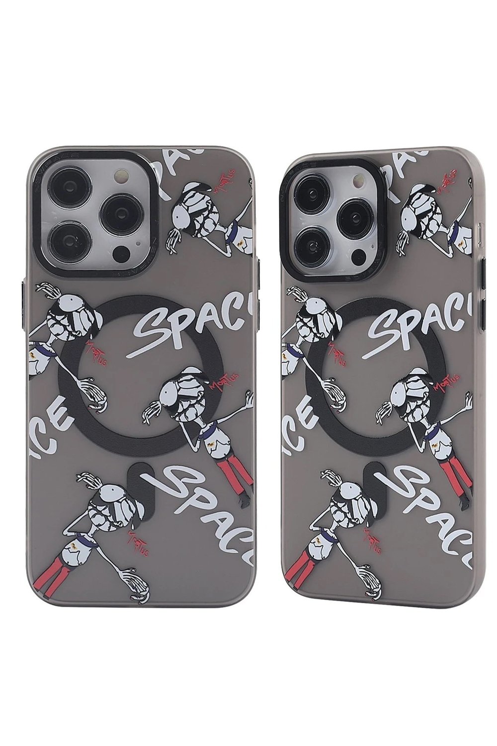 Mey İthalat®  iPhone 12 Pro Max Kılıf Apollo Magneticsafe Desenli Kapak - Apollo Siyah - 3