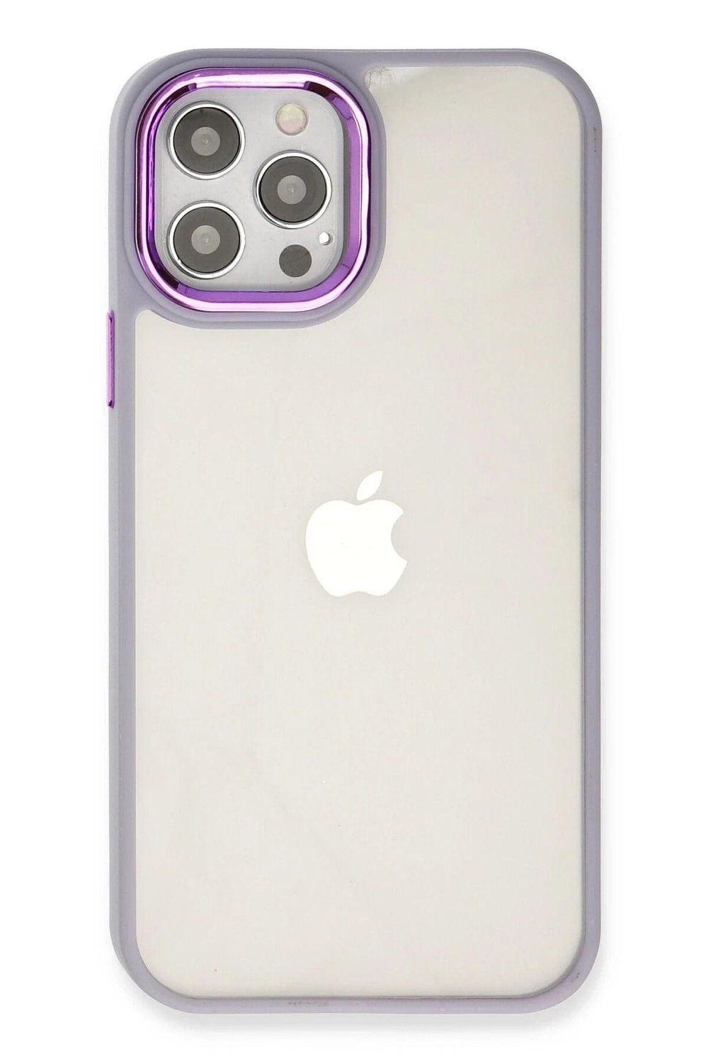 Mey İthalat®  iPhone 12 Pro Max Kılıf Dora Kapak - Lila