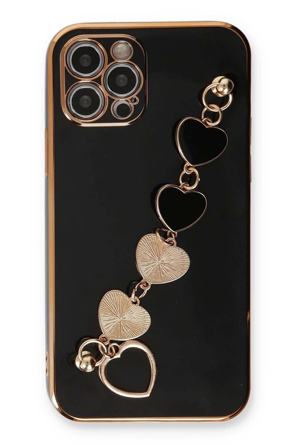 Mey İthalat®  iPhone 12 Pro Max Kılıf Esila Silikon - Siyah