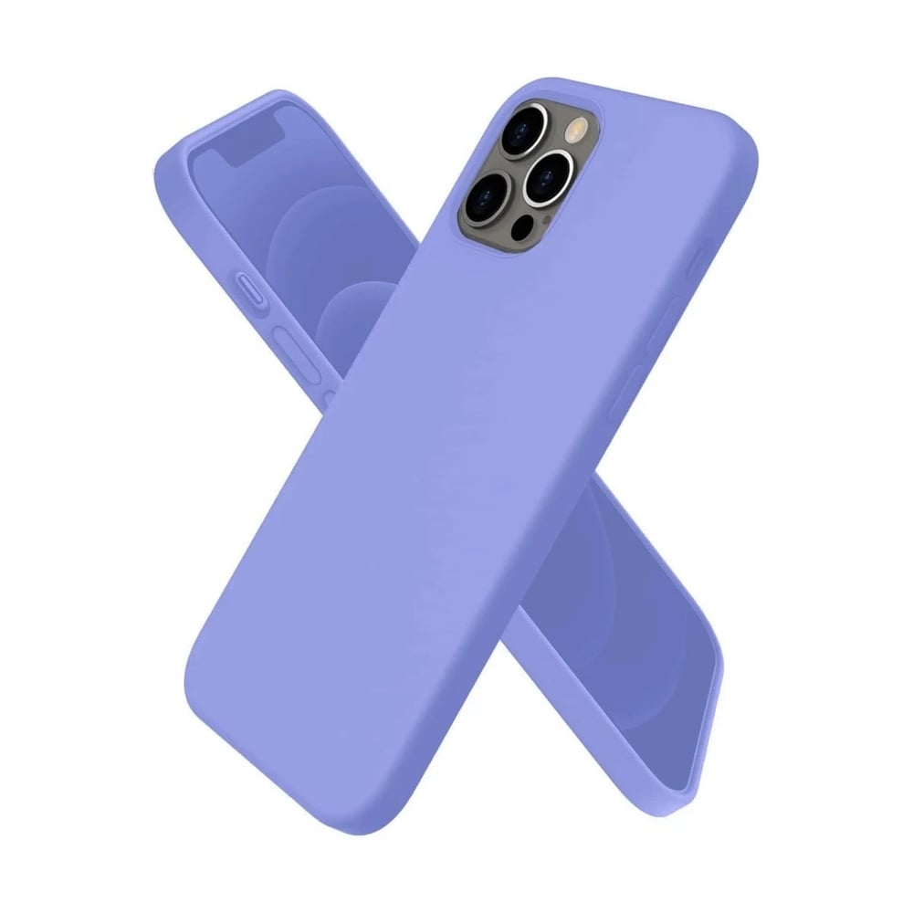 Mey İthalat®  iPhone 12 Pro Max Kılıf First Silikon - Mor