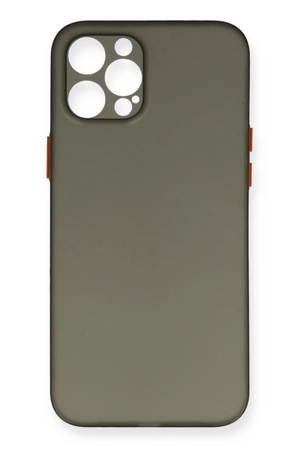 Mey İthalat®  iPhone 12 Pro Max Kılıf PP Ultra İnce Kapak - Gri