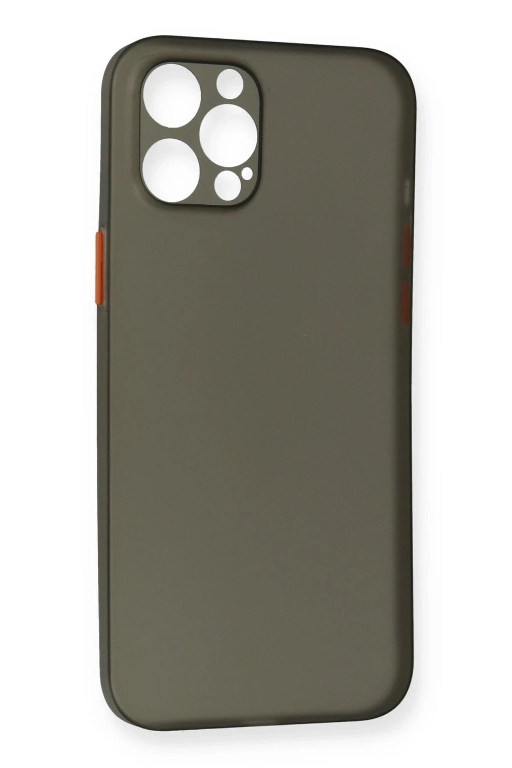 Mey İthalat®  iPhone 12 Pro Max Kılıf PP Ultra İnce Kapak - Gri