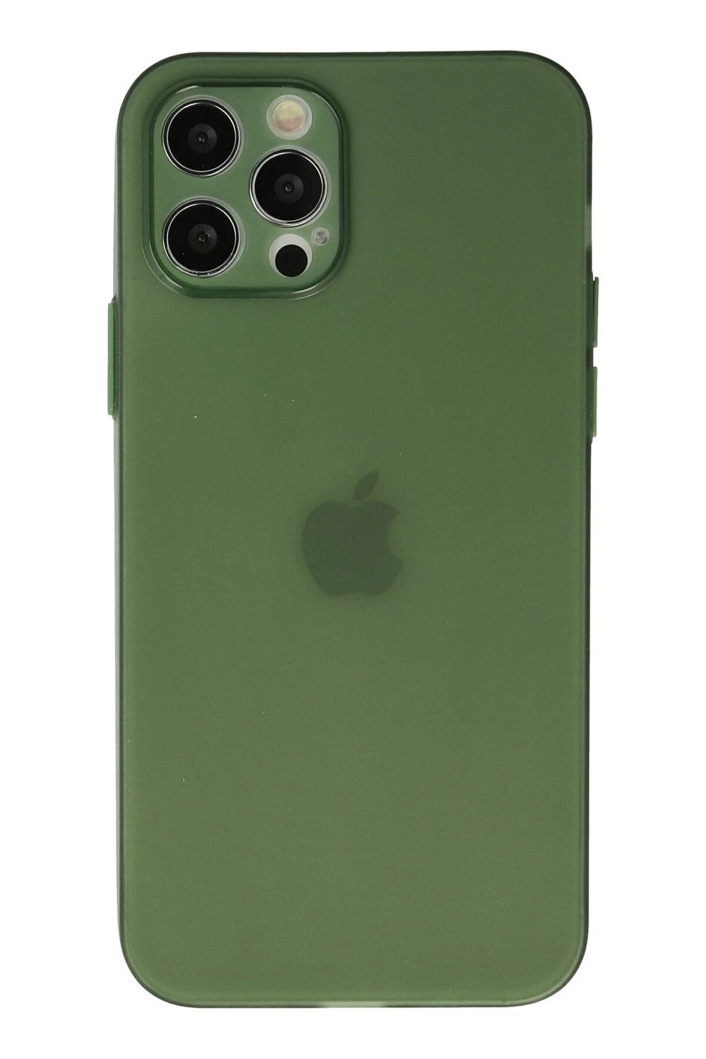 Mey İthalat®  iPhone 12 Pro Max Kılıf Puma Silikon - Yeşil