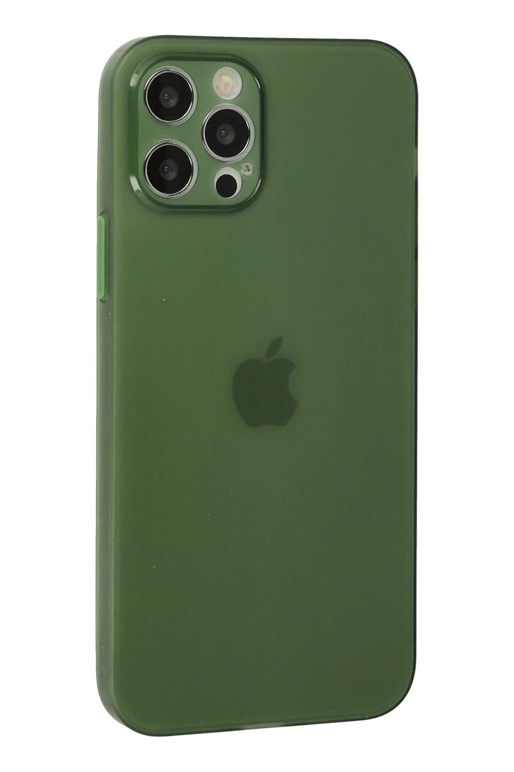 Mey İthalat®  iPhone 12 Pro Max Kılıf Puma Silikon - Yeşil