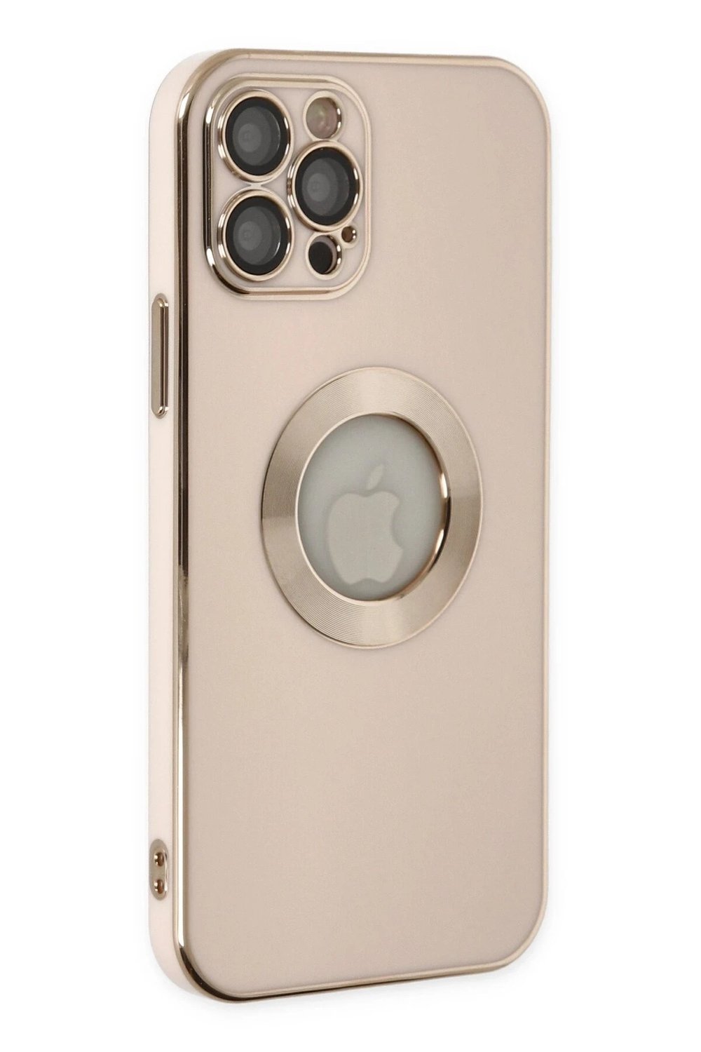 Mey İthalat®  iPhone 12 Pro Max Kılıf Store Silikon - Pembe