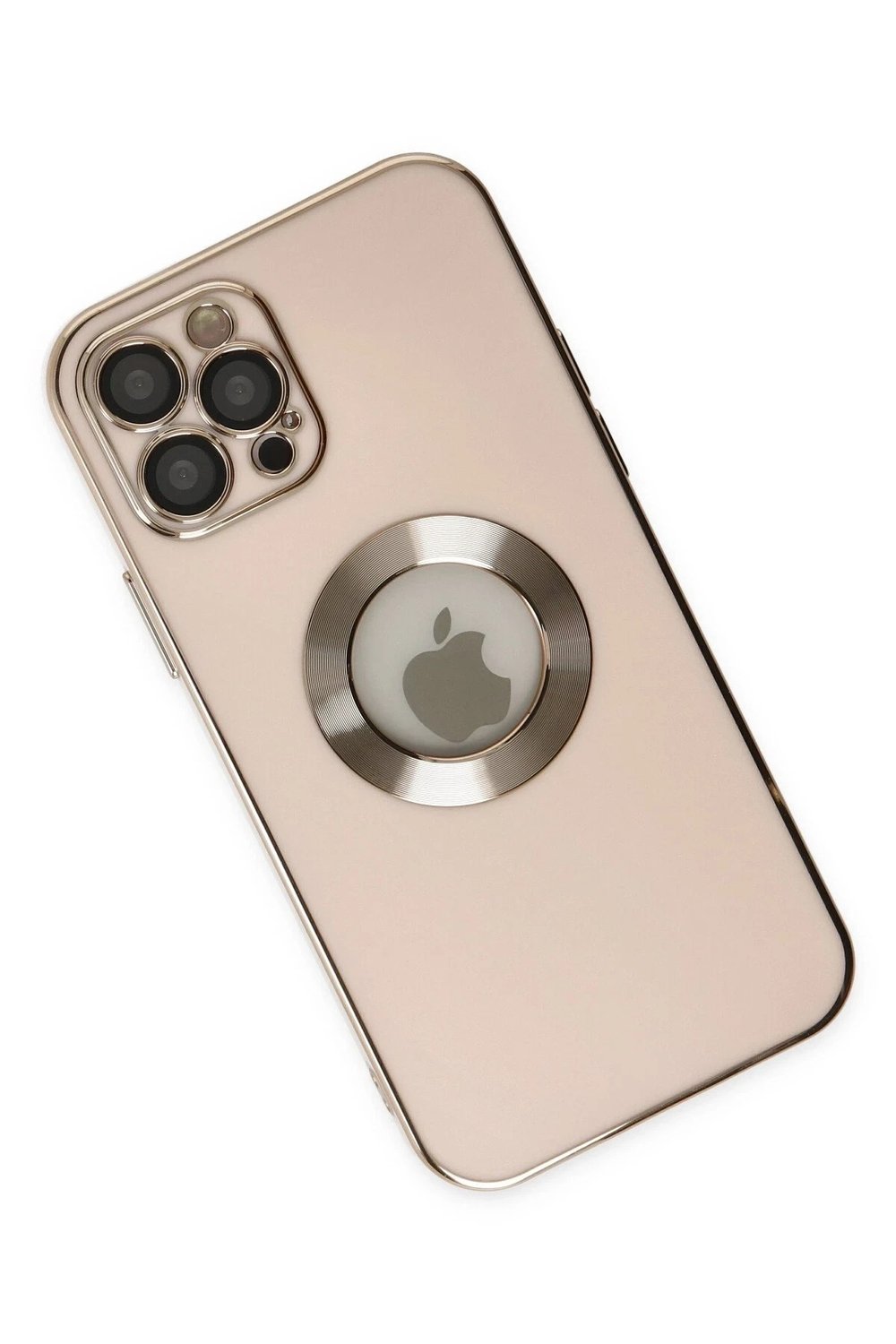 Mey İthalat®  iPhone 12 Pro Max Kılıf Store Silikon - Pembe