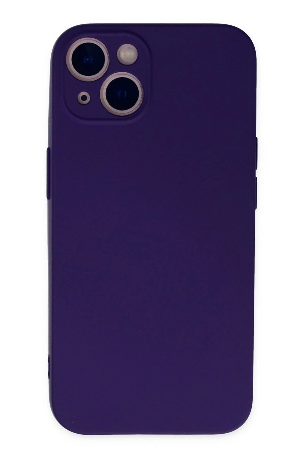 Mey İthalat®  iPhone 13 Mini Kılıf Nano içi Kadife Silikon - Mor