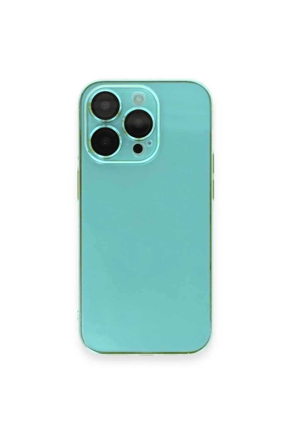 Mey İthalat®  iPhone 13 Pro Kılıf Armada Lensli Kapak - Yeşil
