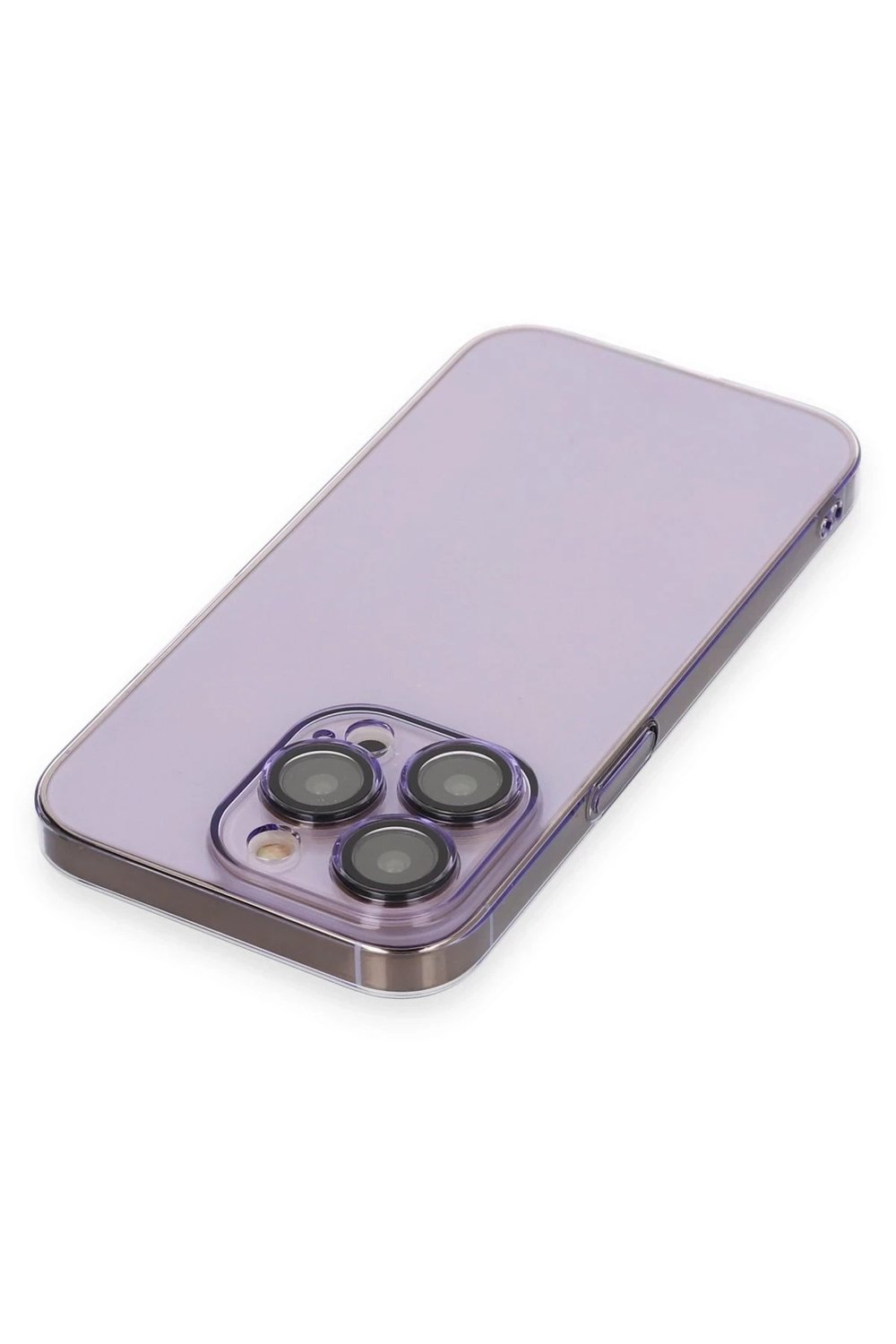 Mey İthalat®  iPhone 13 Pro Kılıf Armada Lensli Kapak - Lila