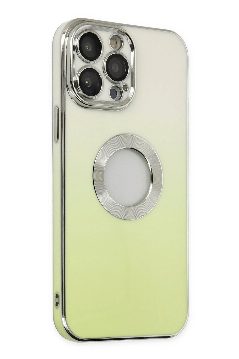 Mey İthalat®  iPhone 13 Pro Kılıf Best Silikon - Yeşil