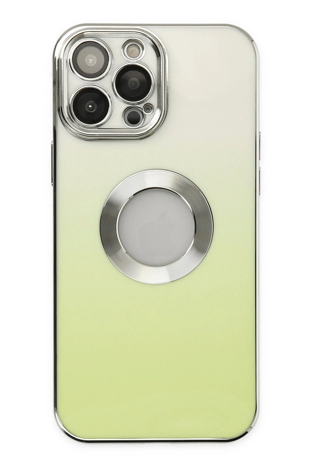 Mey İthalat®  iPhone 13 Pro Kılıf Best Silikon - Yeşil