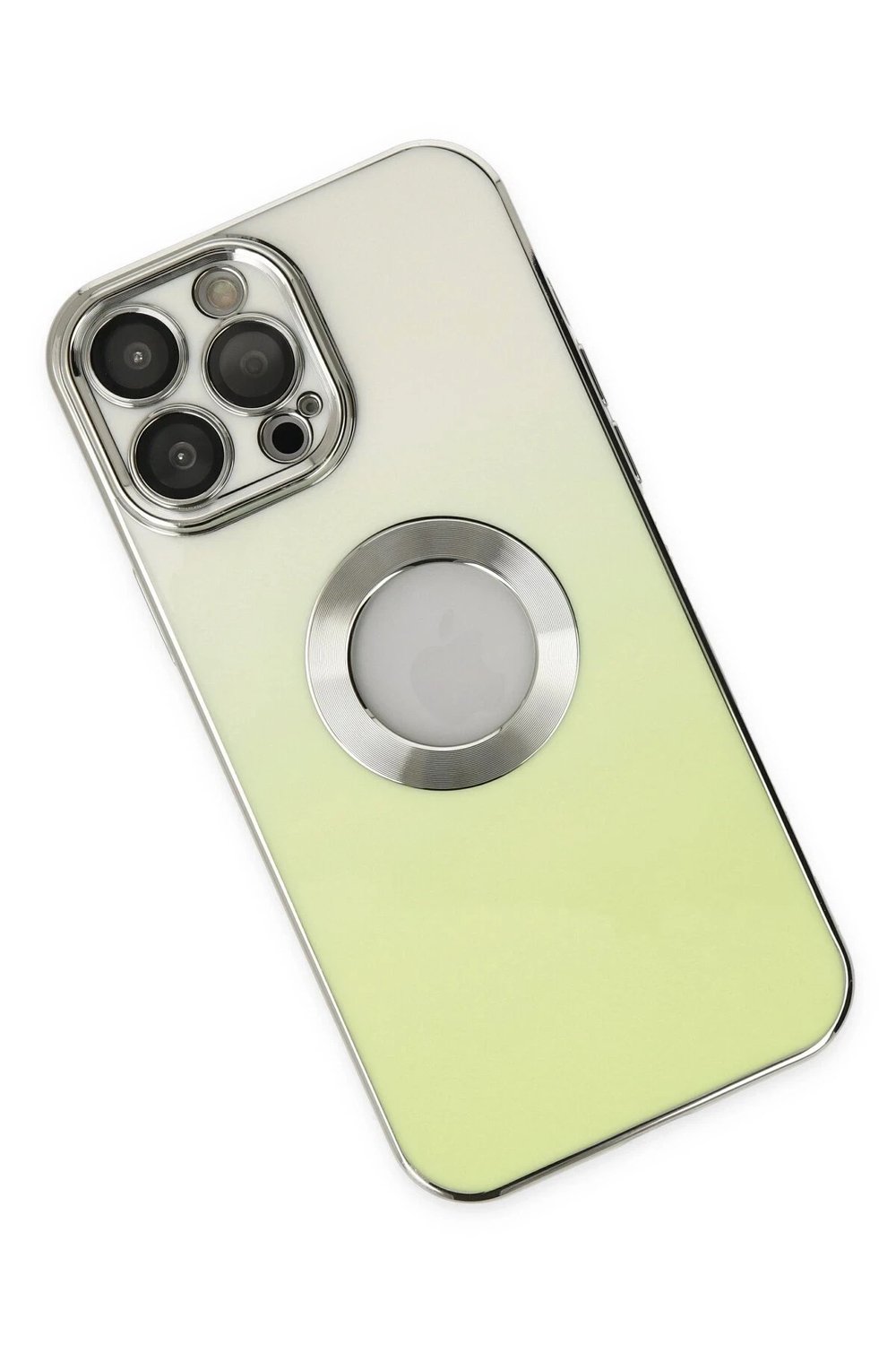 Mey İthalat®  iPhone 13 Pro Kılıf Best Silikon - Yeşil