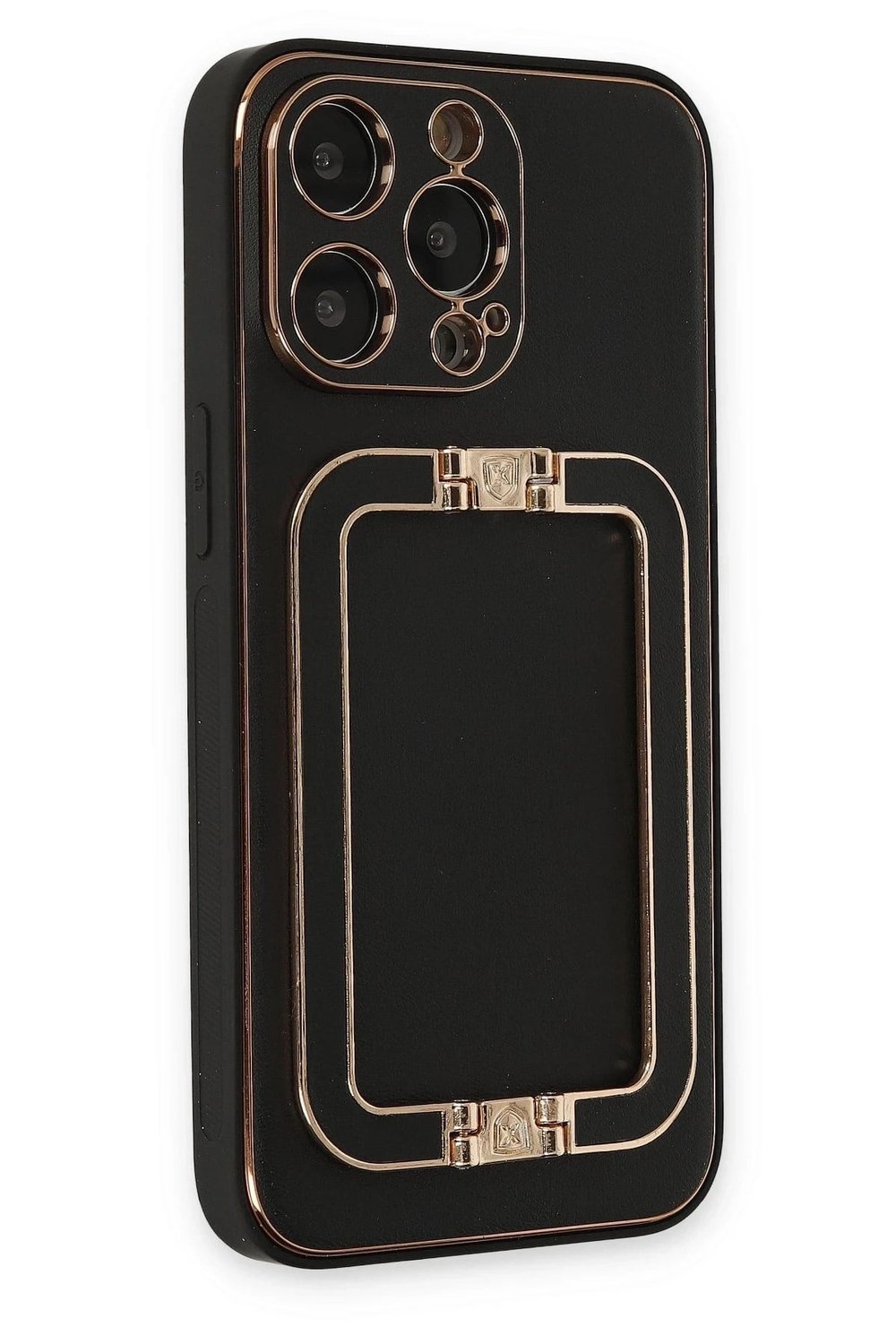 Mey İthalat®  iPhone 13 Pro Kılıf Coco Elit Kapak - Siyah