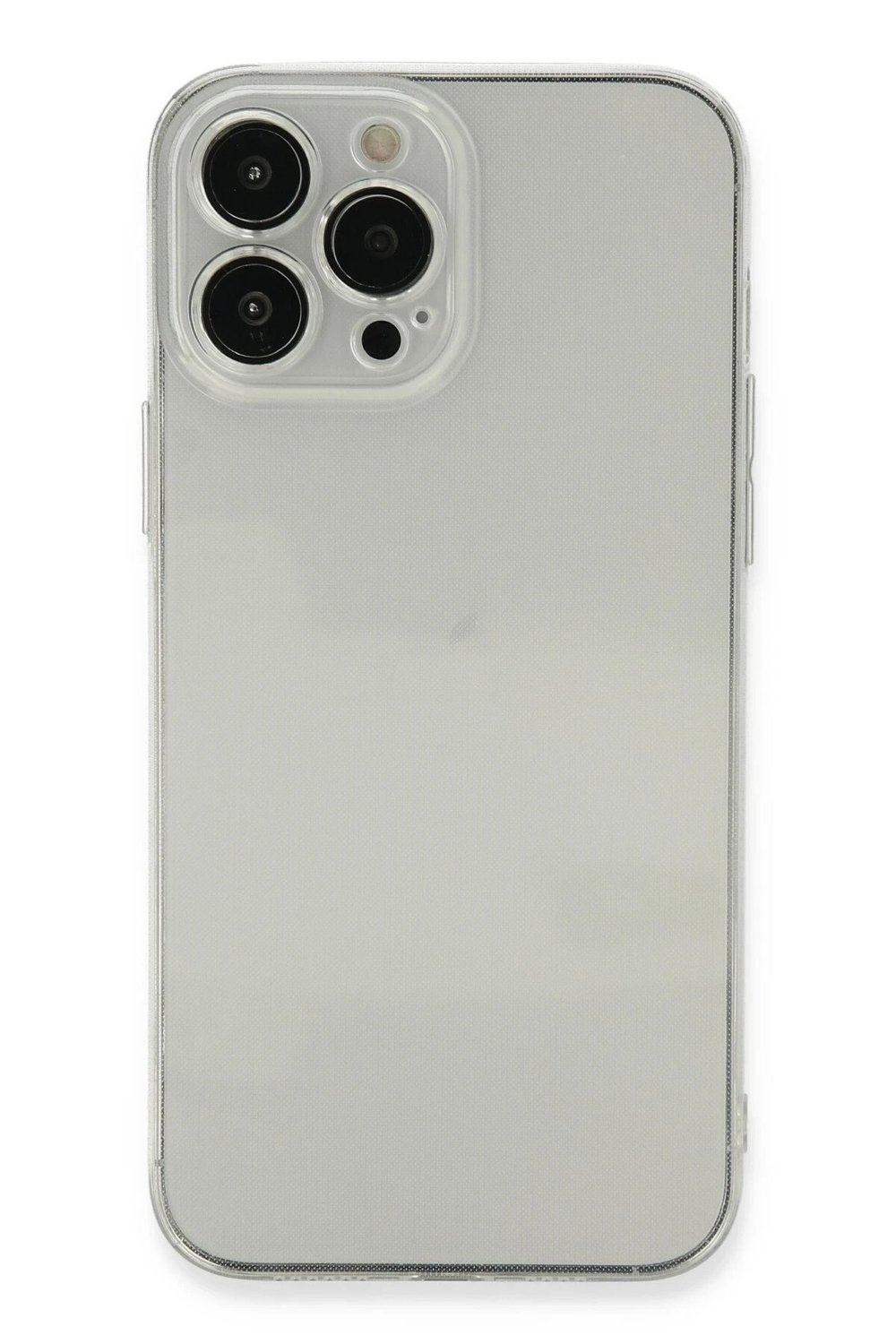Mey İthalat®  iPhone 13 Pro Kılıf Fly Lens Silikon - Şeffaf