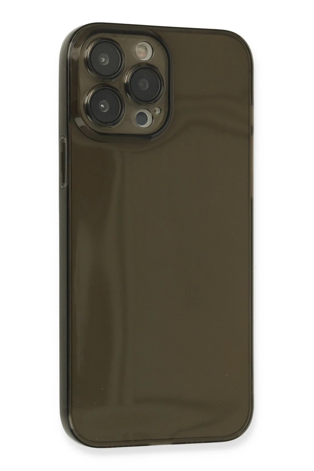 Mey İthalat®  iPhone 13 Pro Kılıf Fly Lens Silikon - Siyah