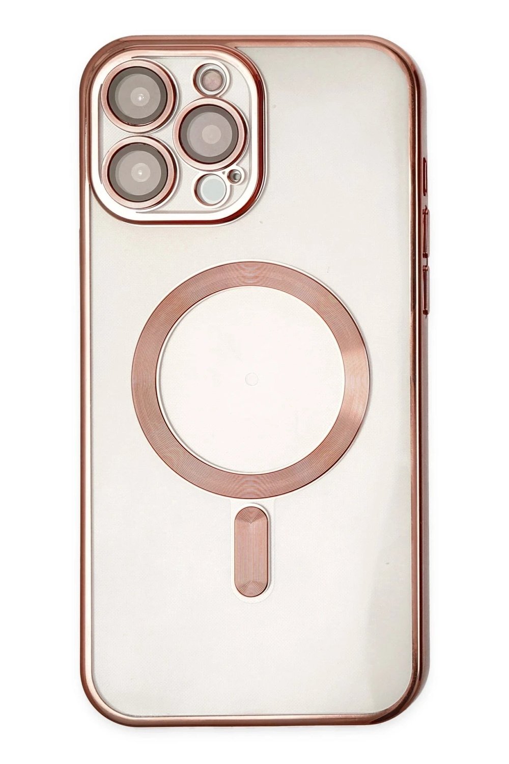 Mey İthalat®  iPhone 13 Pro Kılıf Kross Magneticsafe Kapak - Rose