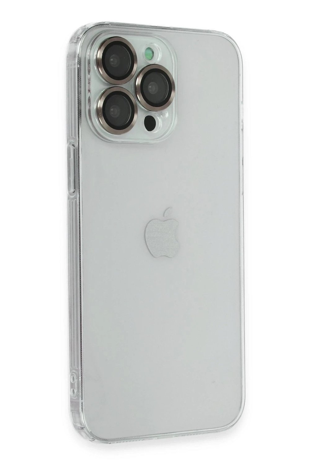 Mey İthalat®  iPhone 13 Pro Kılıf Luko Lens Silikon -Yeşil