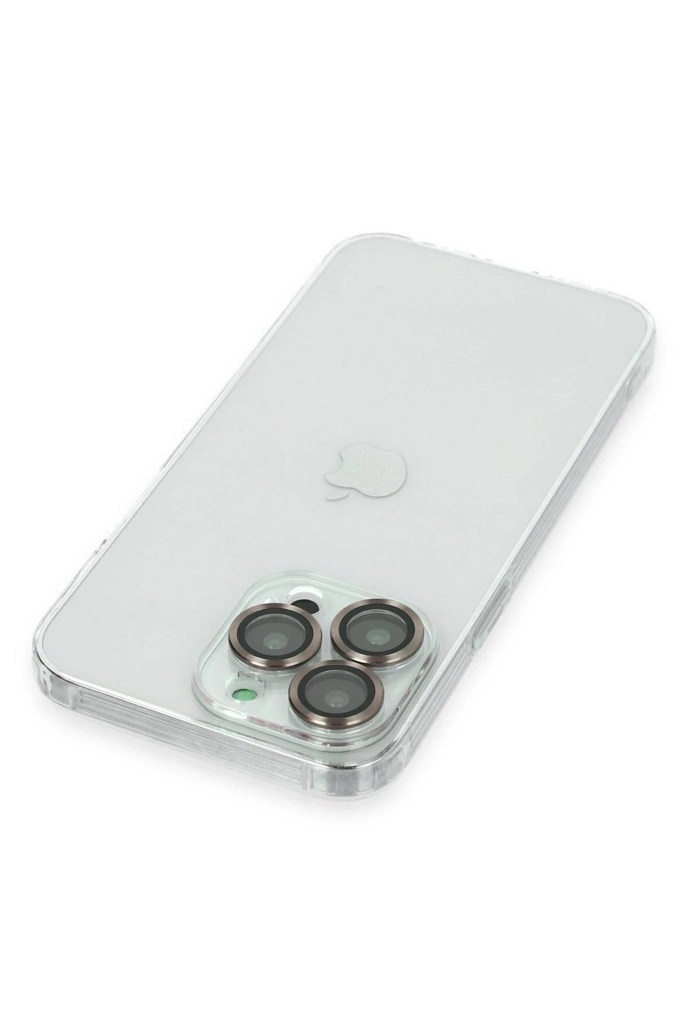 Mey İthalat®  iPhone 13 Pro Kılıf Luko Lens Silikon -Yeşil