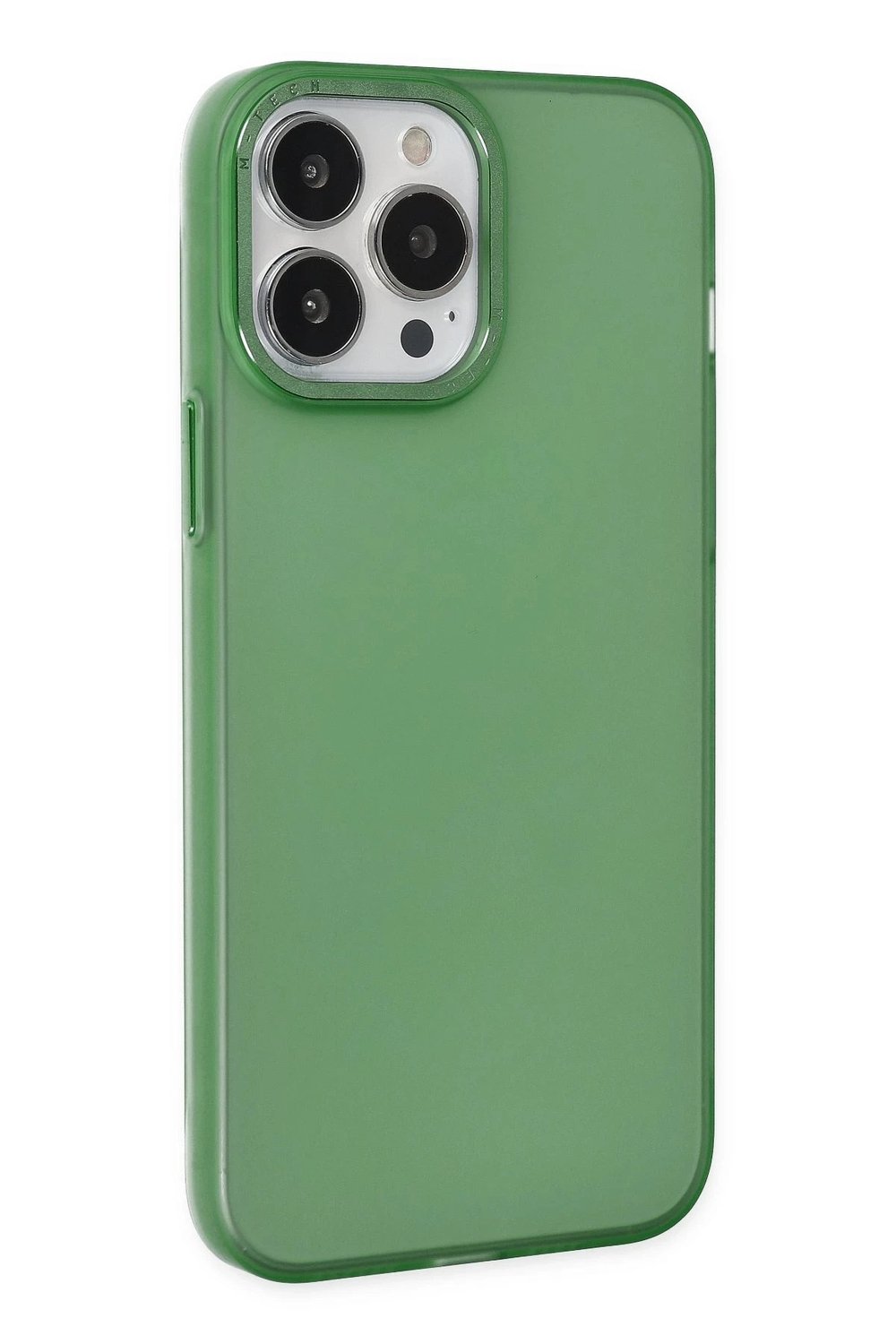 Mey İthalat®  iPhone 13 Pro Kılıf Modos Metal Kapak - Koyu Yeşil