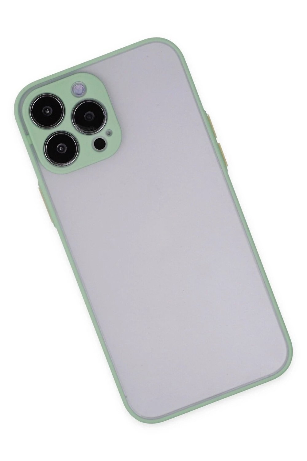 Mey İthalat®  iPhone 13 Pro Kılıf Montreal Silikon Kapak - Turkuaz