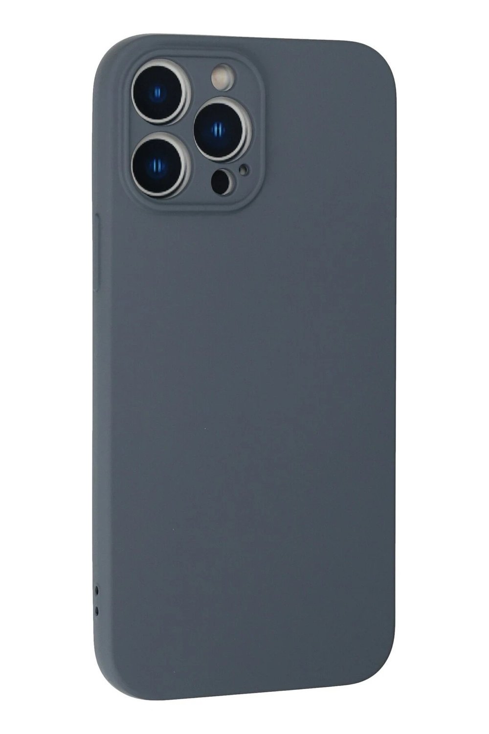 Mey İthalat®  iPhone 13 Pro Kılıf Nano içi Kadife Silikon - Gri