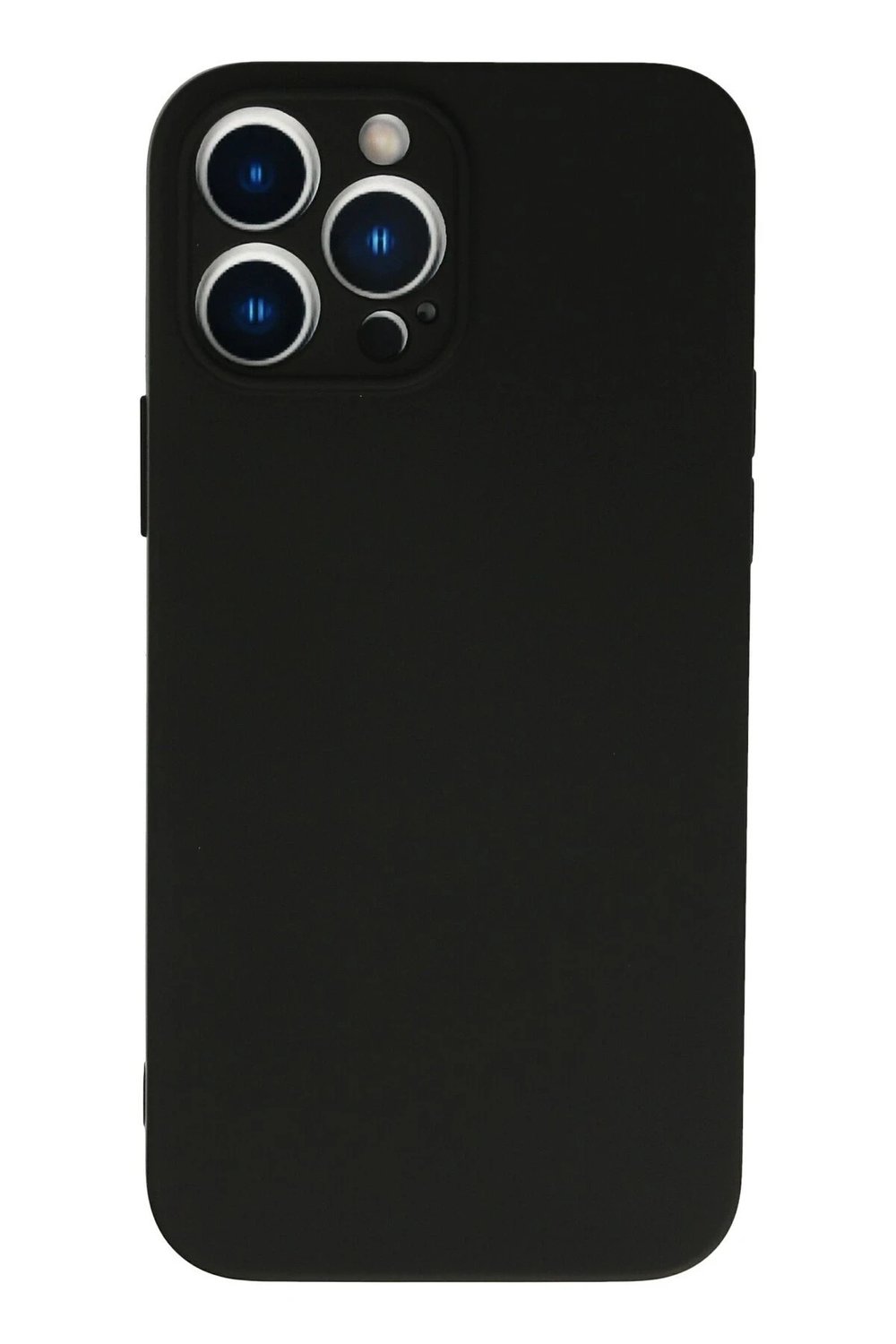 Mey İthalat®  iPhone 13 Pro Kılıf Nano içi Kadife Silikon - Siyah