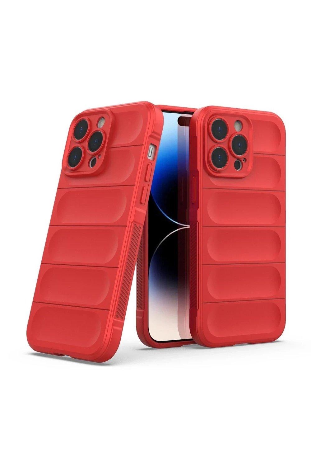 Mey İthalat®  iPhone 13 Pro Kılıf Optimum Silikon - Kırmızı